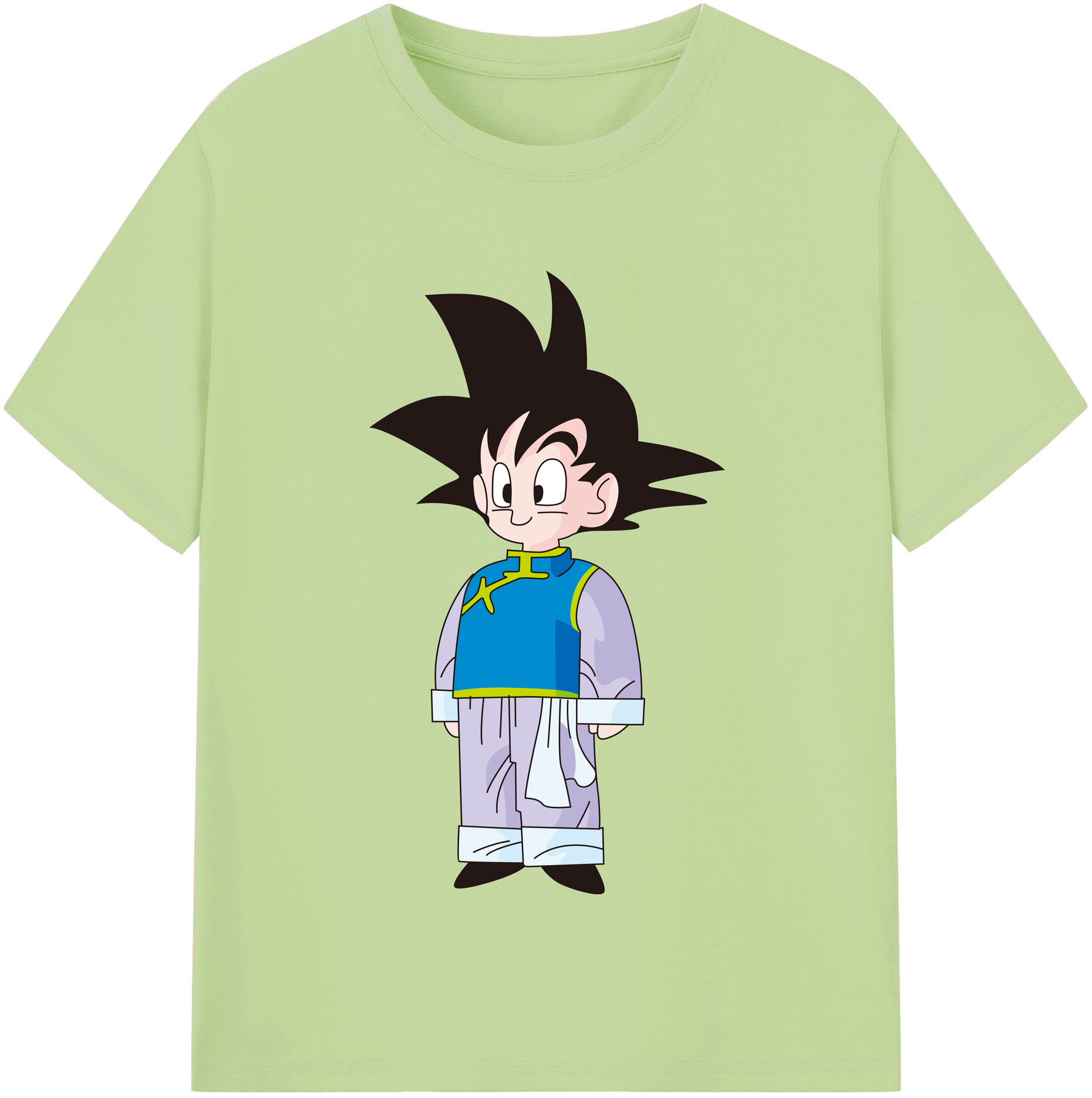（画像用） ドラゴンボール 孫悟空（そん ごくう）Son Goku カカロット DRAGON BALL Kakarotto 綿100％半袖Tシャツ（フロントプリント）